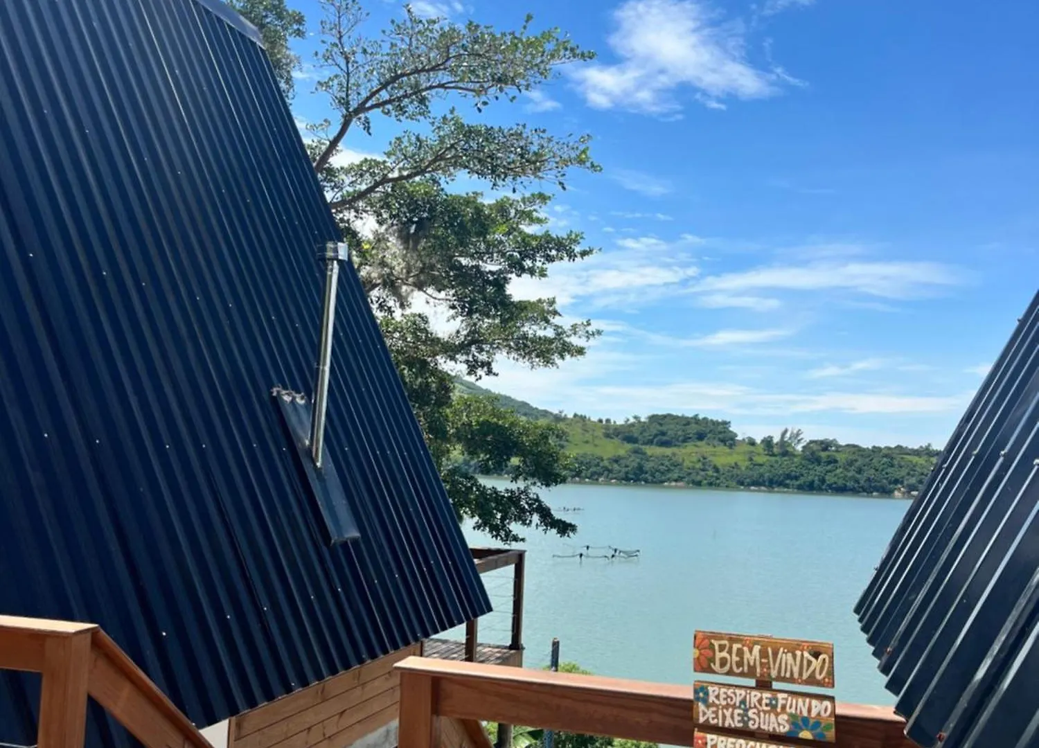 Lodge Chale Beira Da Lagoa Jacuzzi, Lareira E Piscina Imarui Brasile