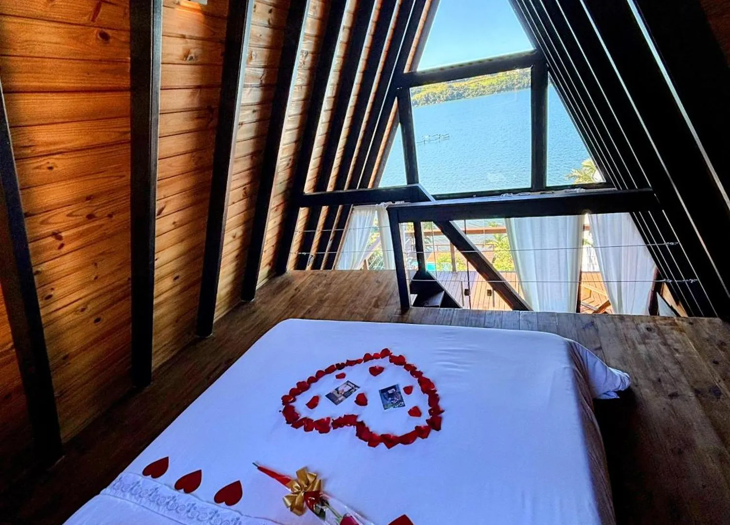 Lodge Chale Beira Da Lagoa Jacuzzi, Lareira E Piscina Imarui Brasile