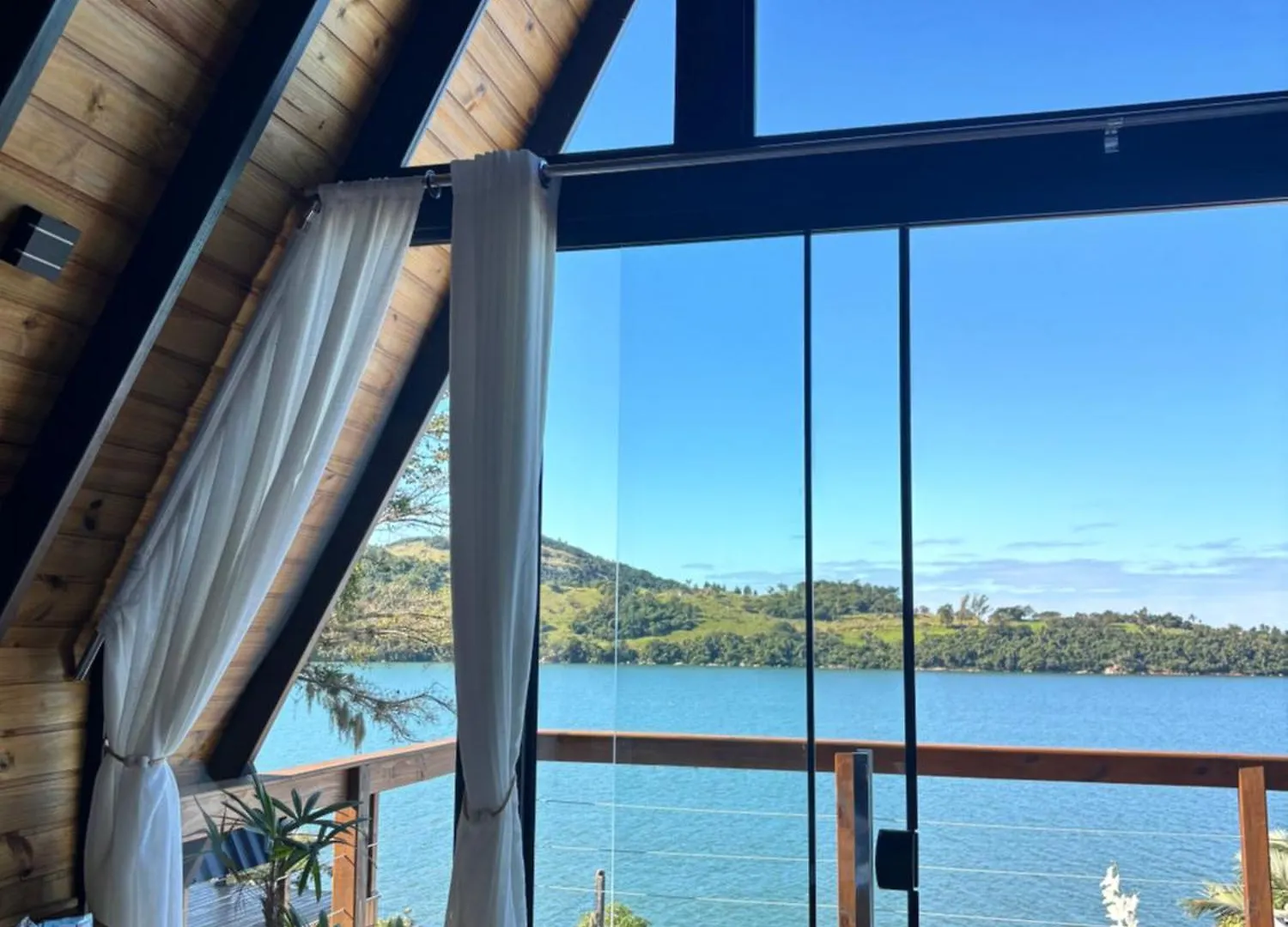 Lodge Chale Beira Da Lagoa Jacuzzi, Lareira E Piscina Imarui